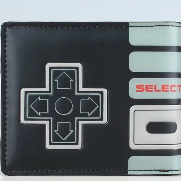 COPY - Original NES Nintendo System  control inspired Wallet black - Picture 6 of 10